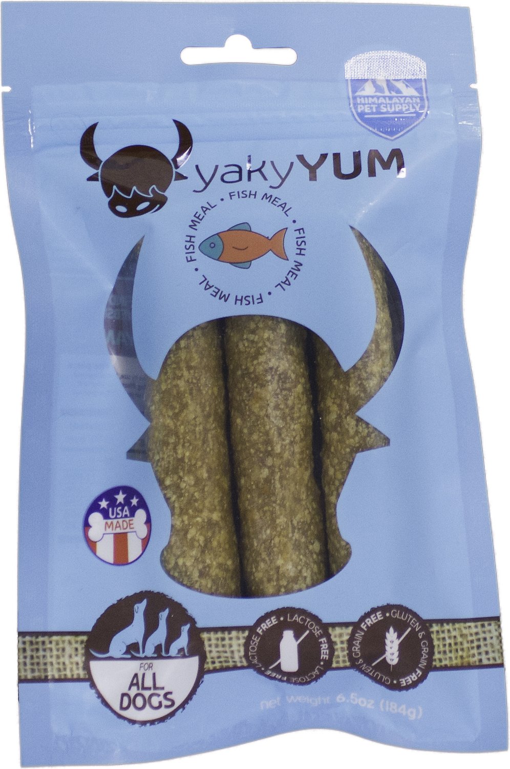 Himalayan Pet Supply Yaky Yum Fish Dog Treats, 3 count