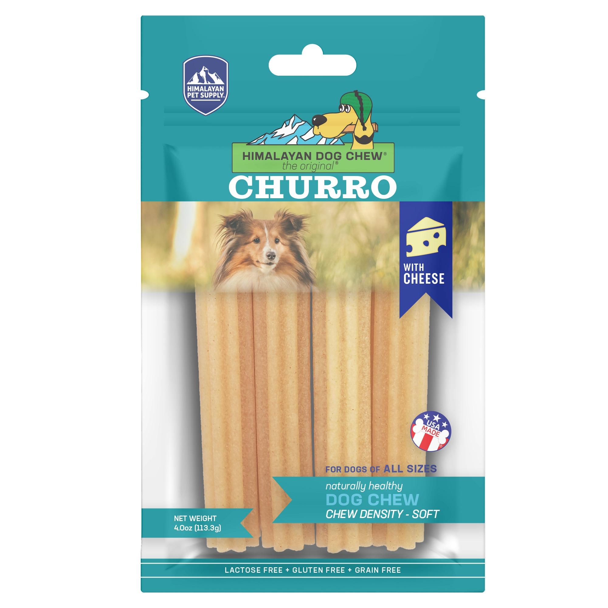 Himalayan Pet Supply Churro Dog Chew Cheese 4 count Jameson