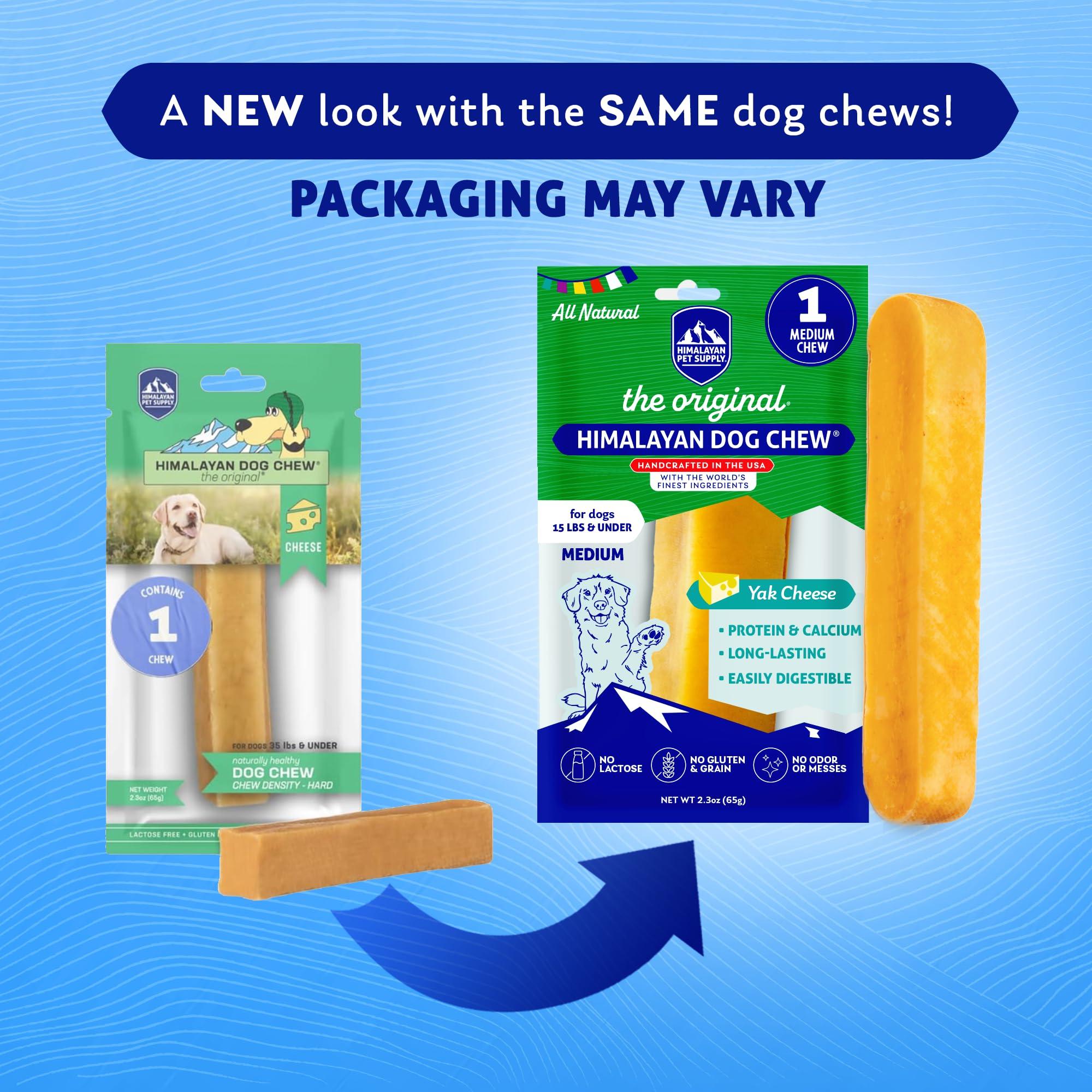 Himalayan Pet Supply The Original Himalayan Dog Chew Yak Cheese Dog Treats, Medium, 1-pk