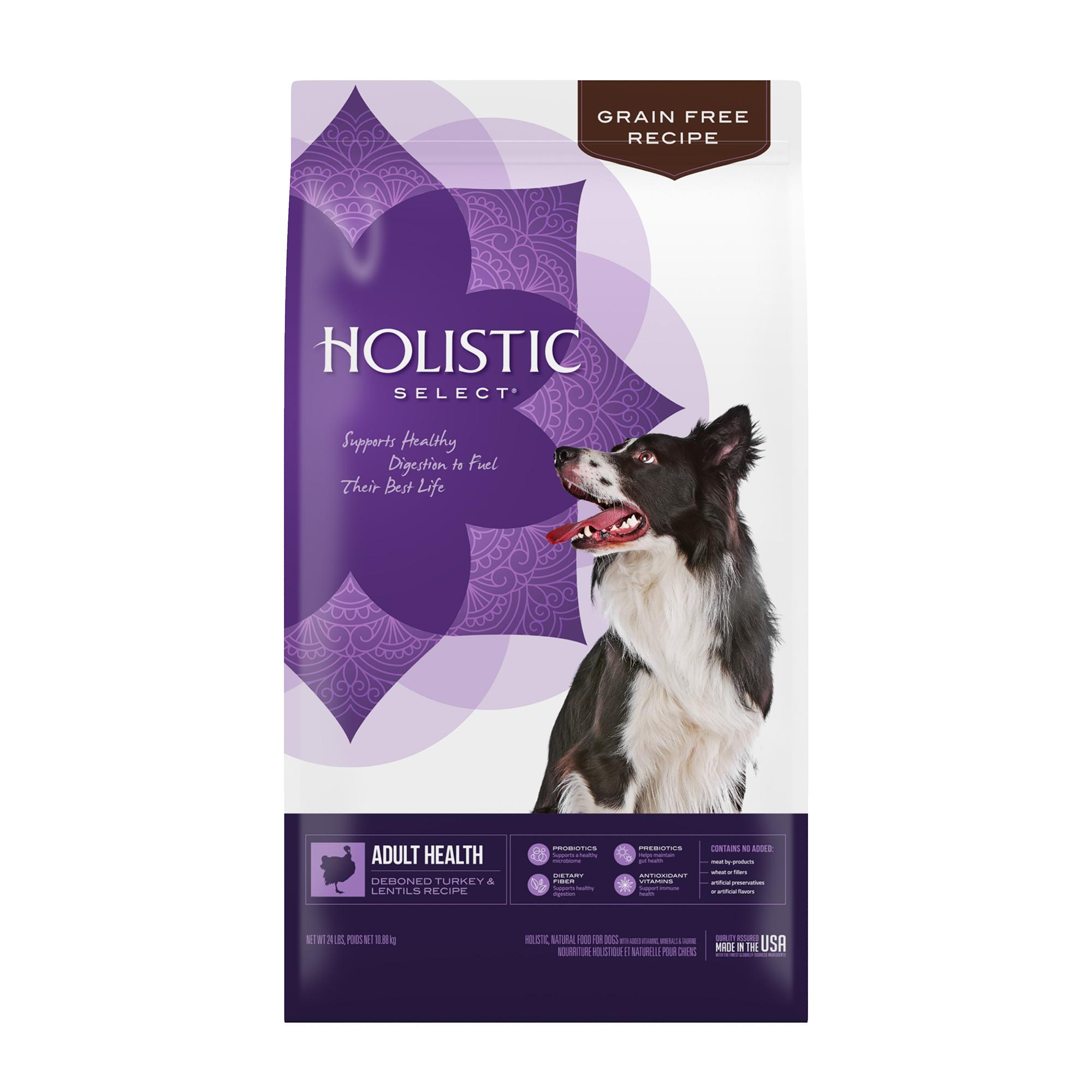 Holistic Select Natural Adult Health Deboned Turkey & Lentils Grain-Free Dry Dog Food