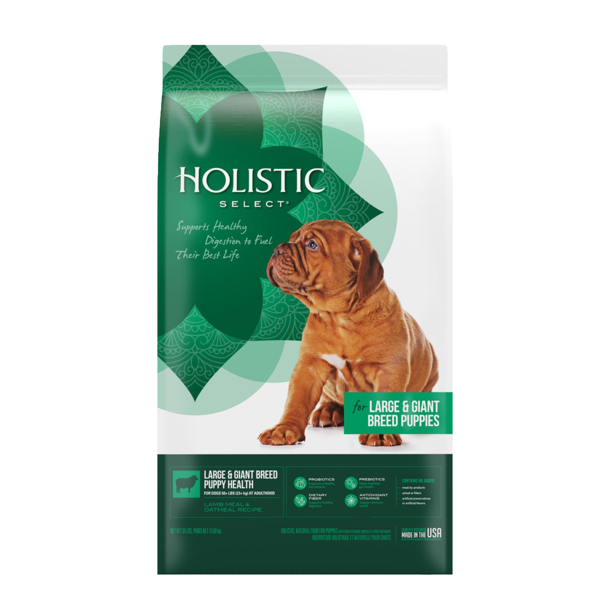 Holistic Select Natural Large & Giant Breed Puppy Health Lamb Meal & Oatmeal Dry Dog Food