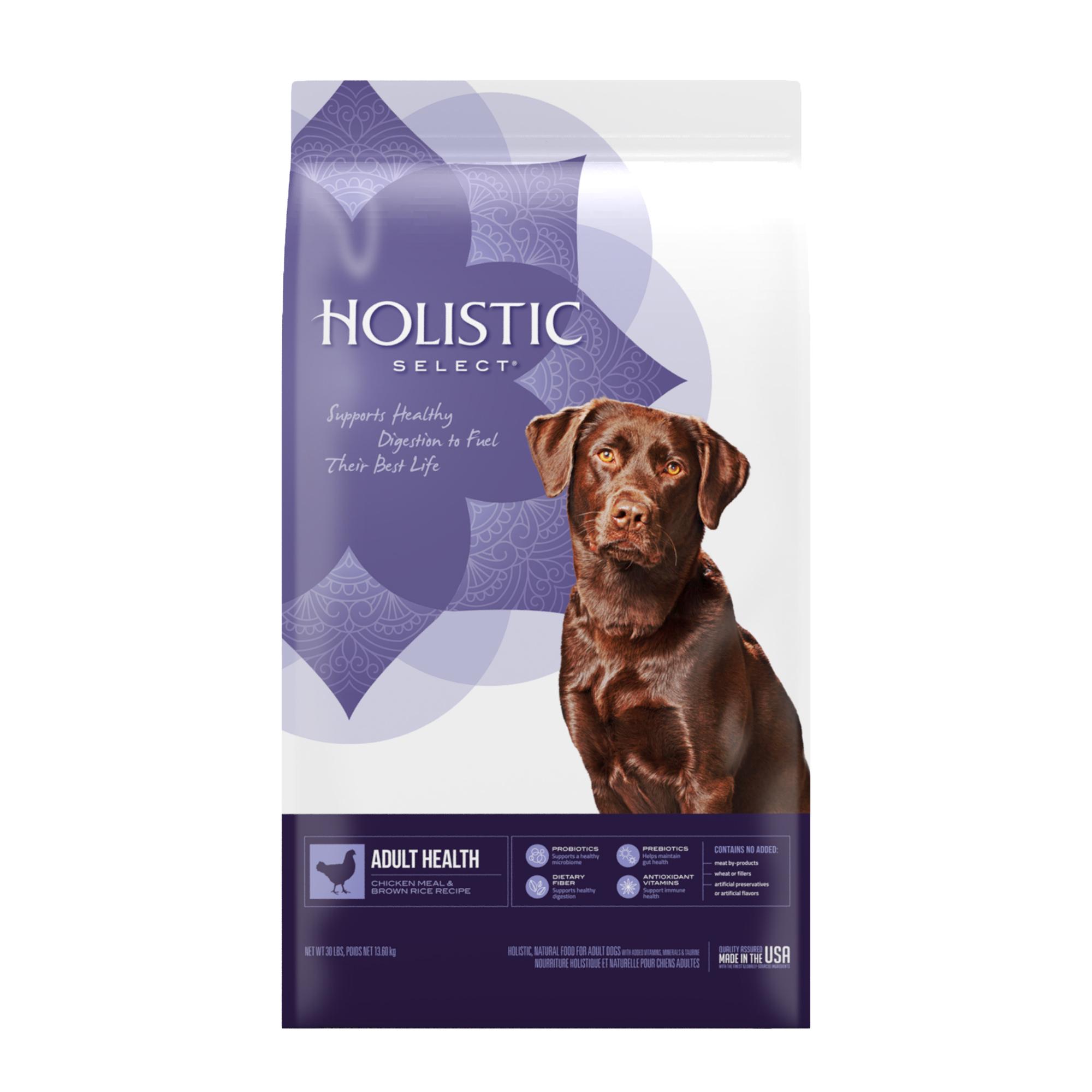 Holistic Select Natural Adult Health Chicken Meal & Brown Rice Dry Dog Food