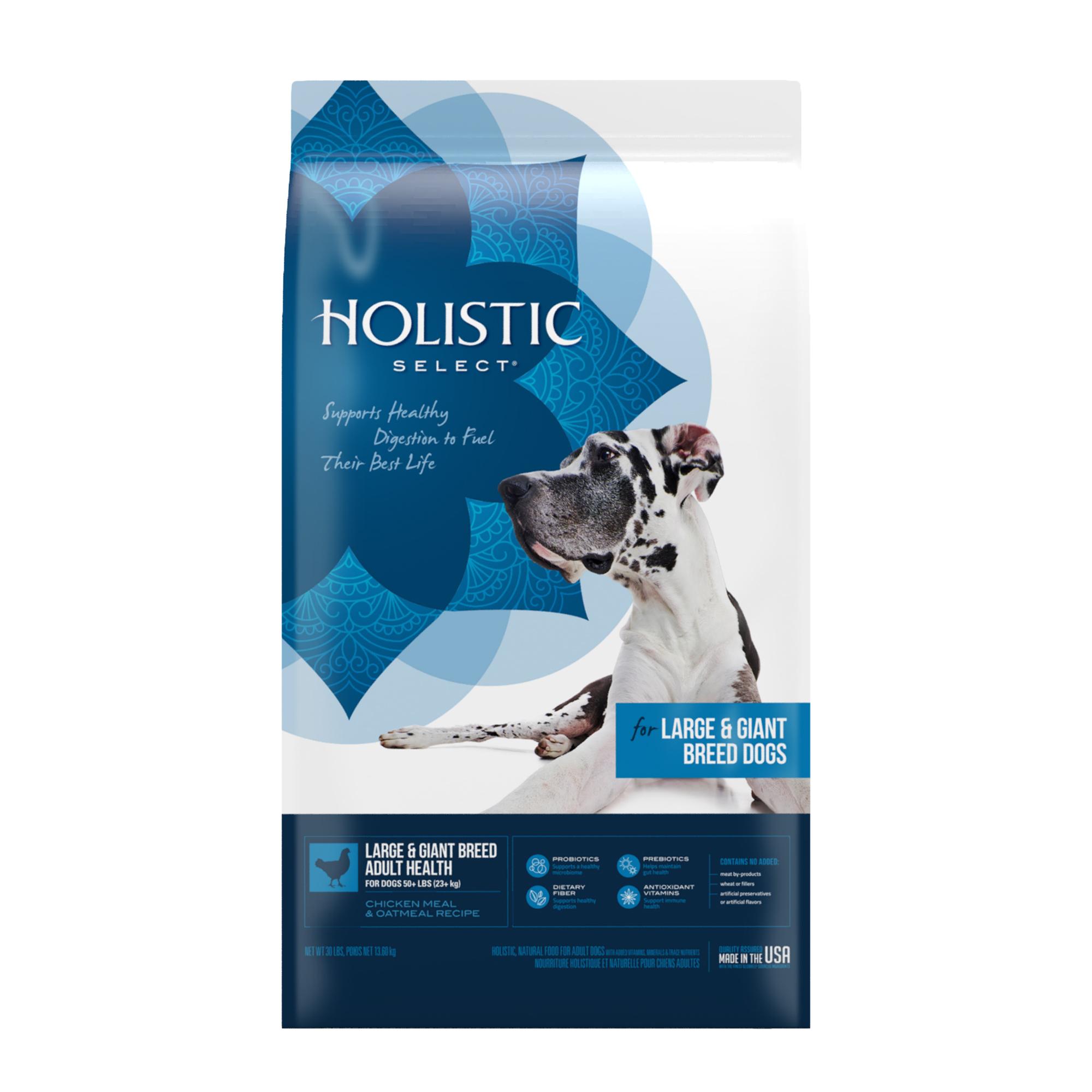 Holistic Select Natural Large & Giant Breed Adult Health Chicken Meal & Oatmeal Dry Dog Food