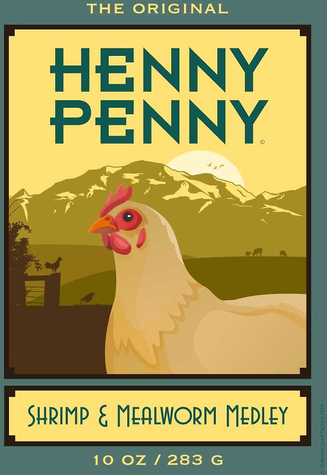 Henny Penny Shrimp & Mealworm Medley Chicken Food, 10-oz