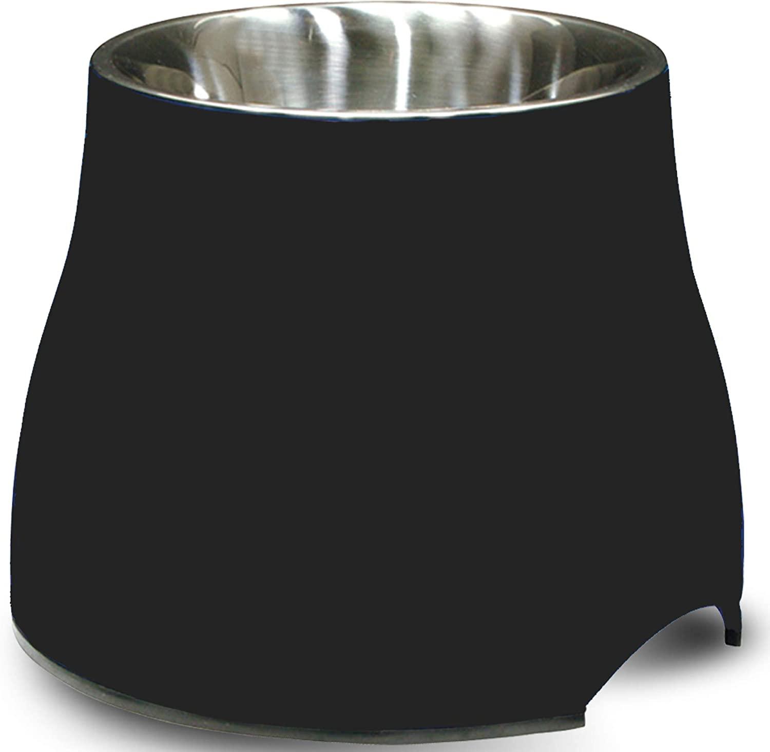 Dogit Elevated Dog Bowl, Black, Small