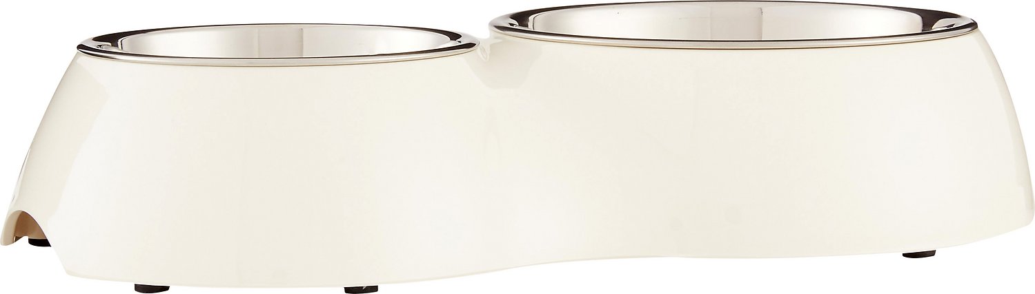Catit Double Diner Cat Bowls, White (*)