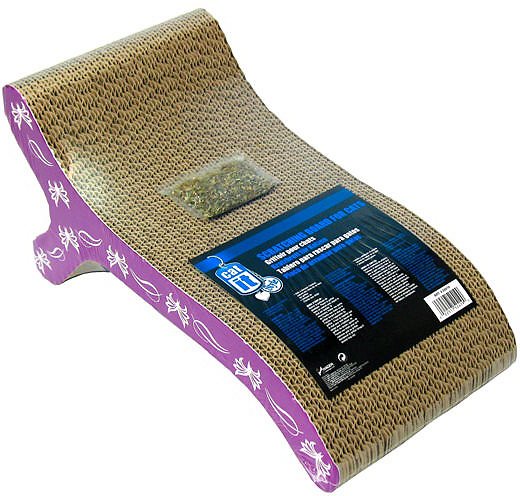 Catit Chaise-Shape Scratcher with Catnip (**)