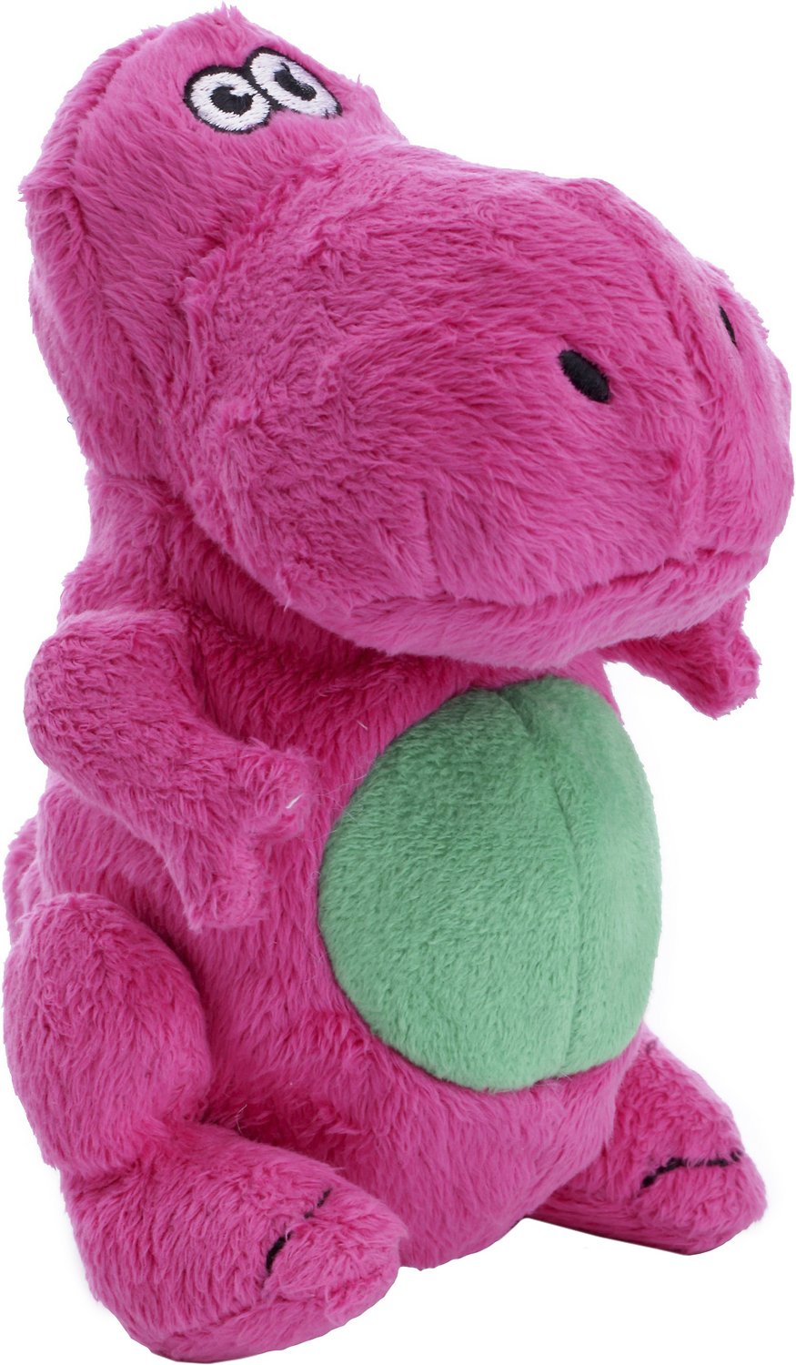 GoDog Dinos Chew Guard T-Rex Dog Toy, Pink