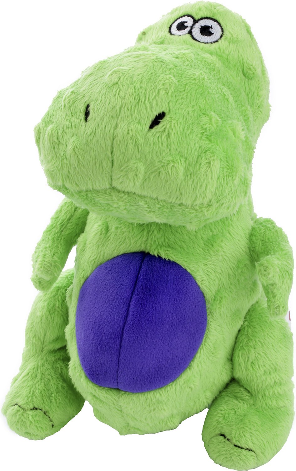GoDog Dinos Chew Guard T-Rex Dog Toy, Green