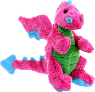 GoDog Dragons Chew Guard Dog Toy, Pink, Small