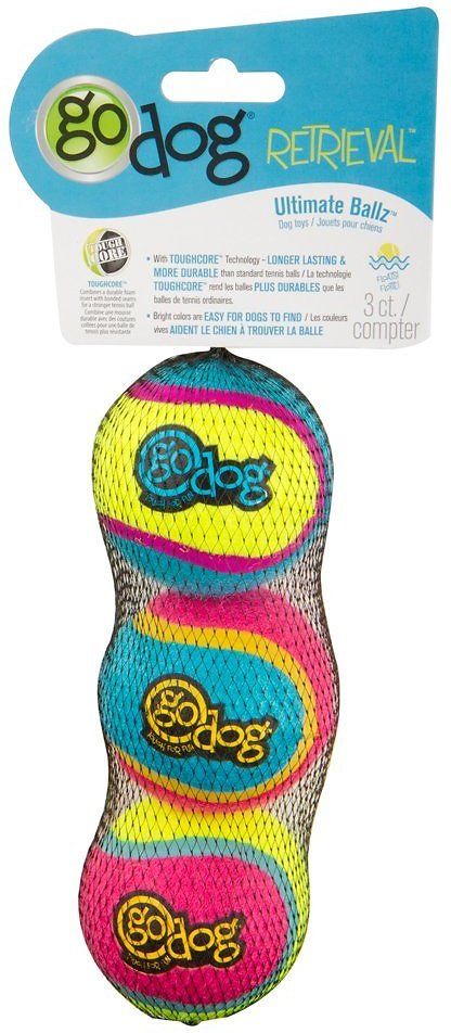 GoDog Retrieval Ultimate Balls Dog Toy