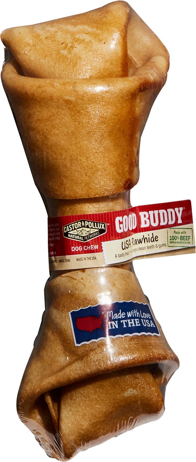 Castor & Pollux Good Buddy USA Rawhide Dog Bone Treat