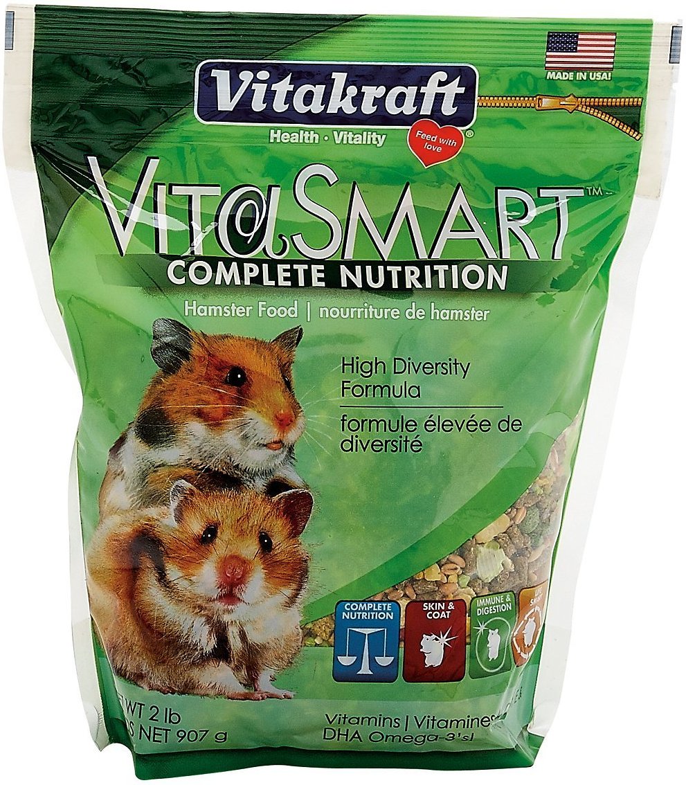 Vitakraft VitaSmart Complete Nutrition Hamster Food, 2-lb