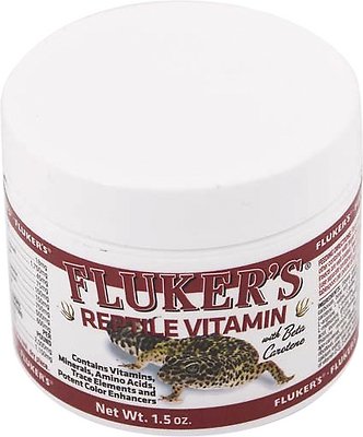Fluker's Reptile Vitamin with Beta Carotene Reptile Supplement, 1.5-oz jar