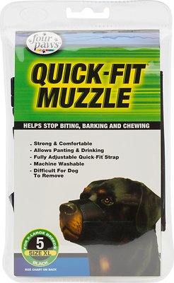 four paws quick fit muzzle