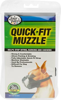 four paws muzzle