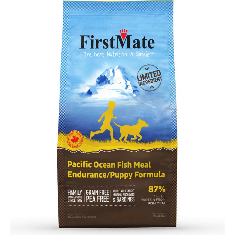 FirstMate Limited Ingredient Diet Pacific Ocean Fish Meal Endurance/Puppy Grain-Free Dry Dog Food