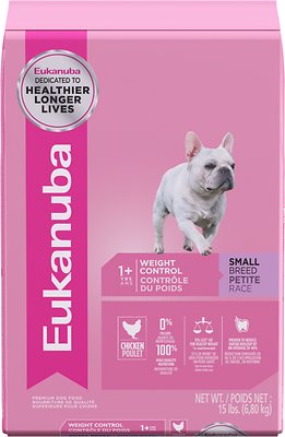 eukanuba small breed weight control dog food