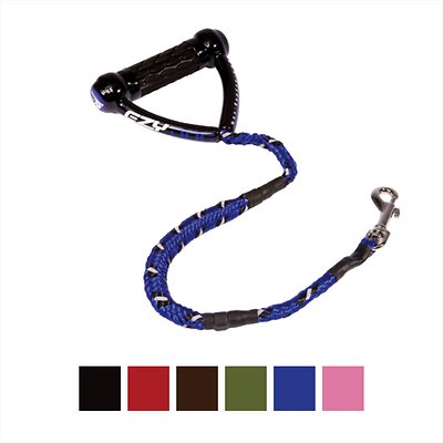 EzyDog Cujo Shock Absorbing Dog Leash, Blue, 25-in