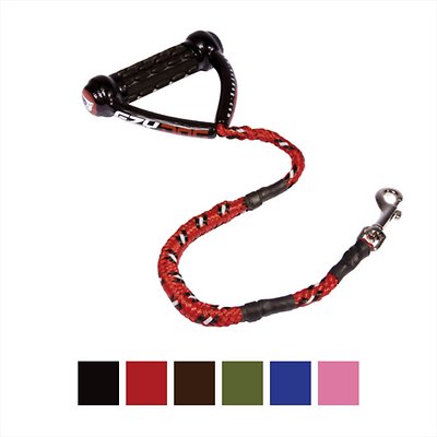 EzyDog Cujo Shock Absorbing Dog Leash, Red, 25-in