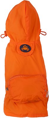 fabdog Travel Raincoat, Orange Crab, X-Large