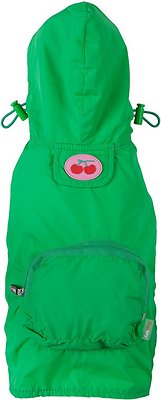 fabdog Travel Raincoat, Green, X-Small