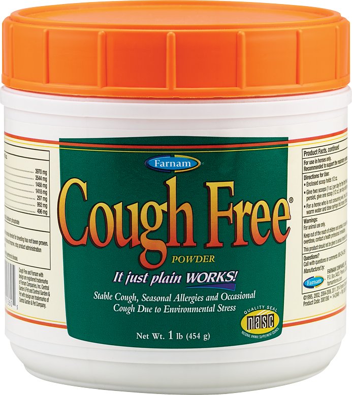 Farnam Cough Free Powder Horse Supplement
