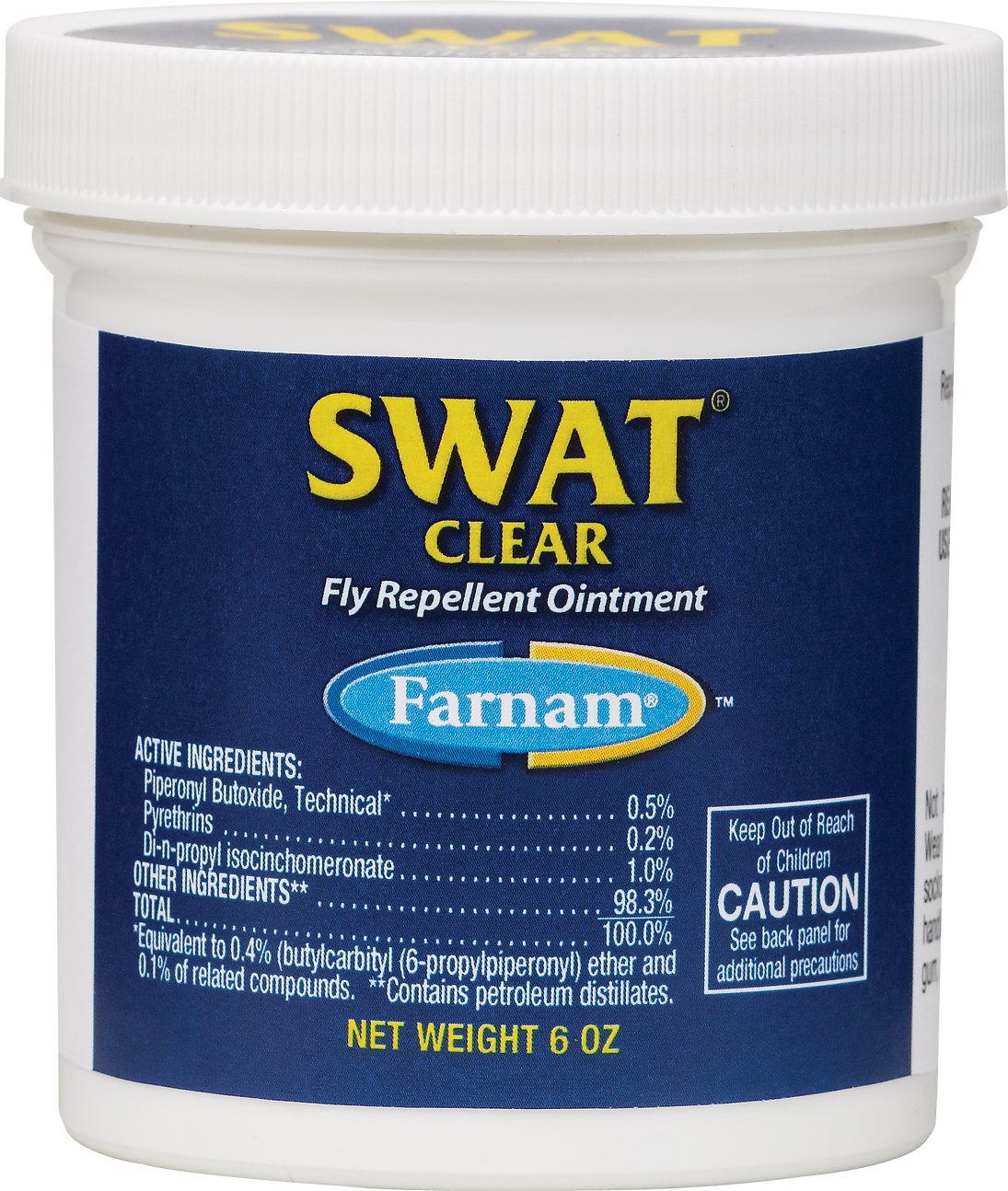 Farnam Swat Horse Fly Repellent, 6-oz tub
