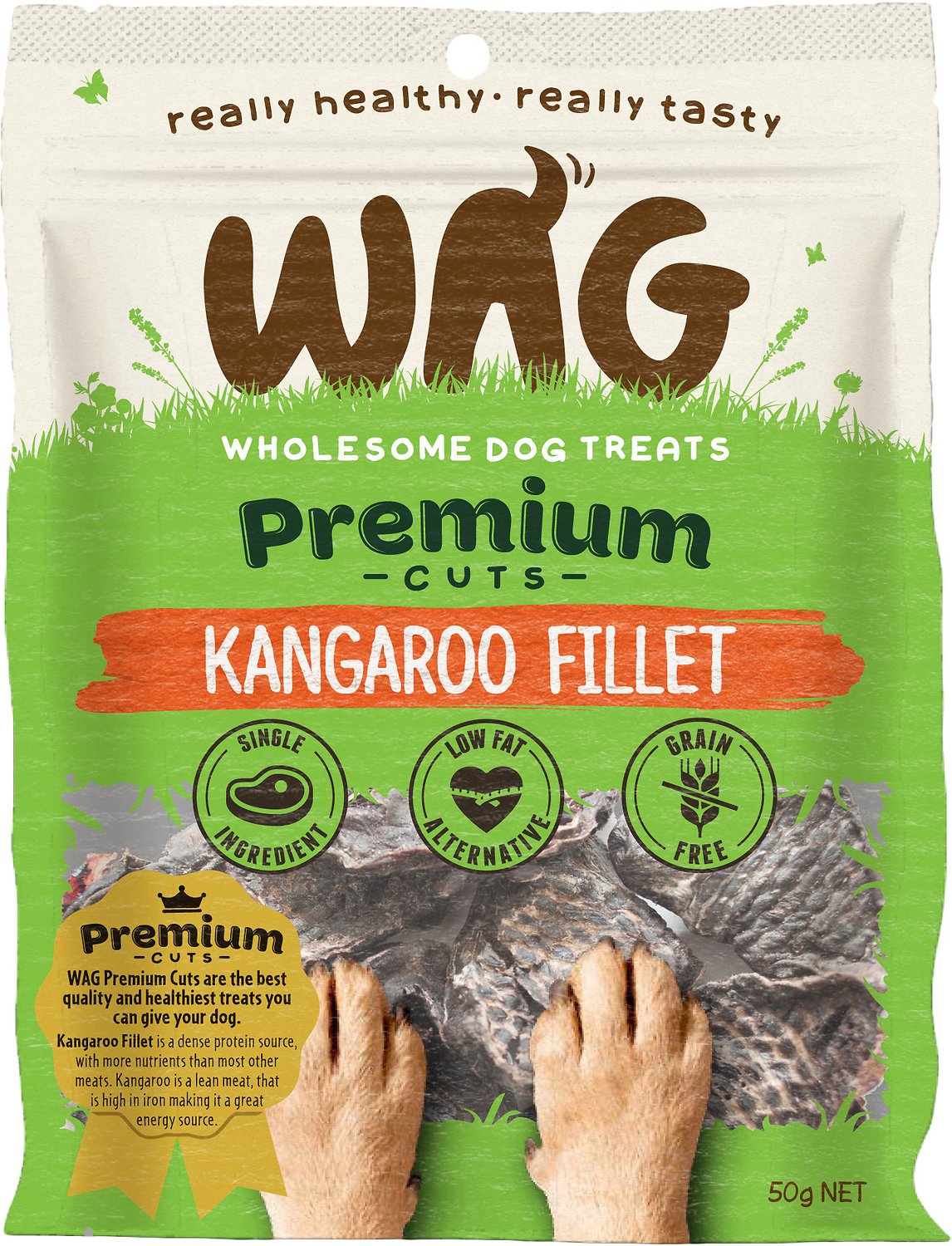 WAG Grain-Free Kangaroo Filet Dog Treats