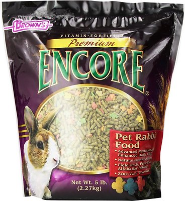 Brown's Encore Premium Rabbit Food, 5-lb