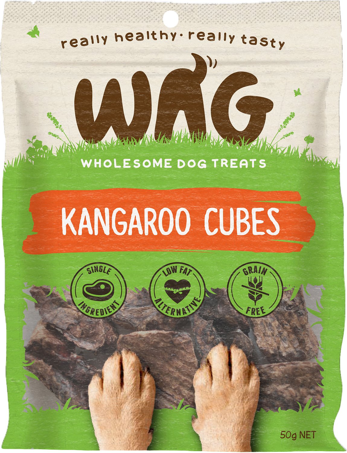 WAG Kangaroo Cubes Dog Treats