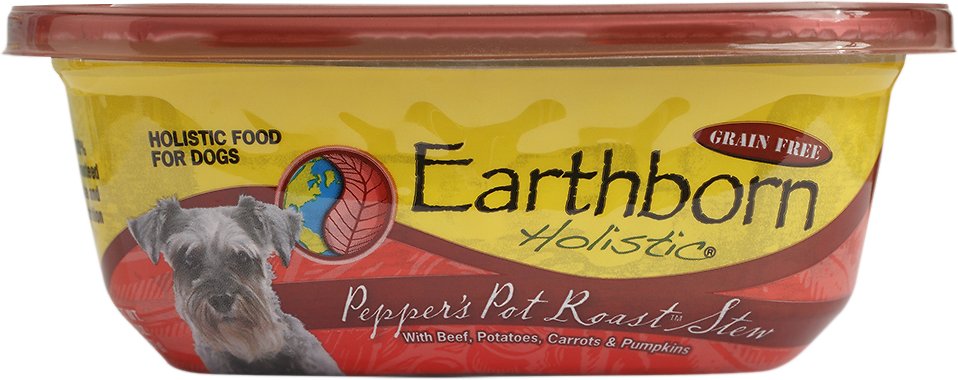 Earthborn Holistic Pepper's Pot Roast Grain-Free Natural Moist Dog Food