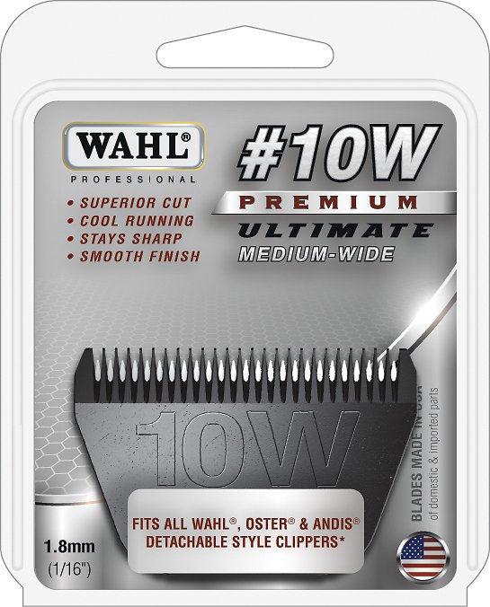 Wahl Ultimate Competition Wide Detachable Blade Set for Horses, Size 10W