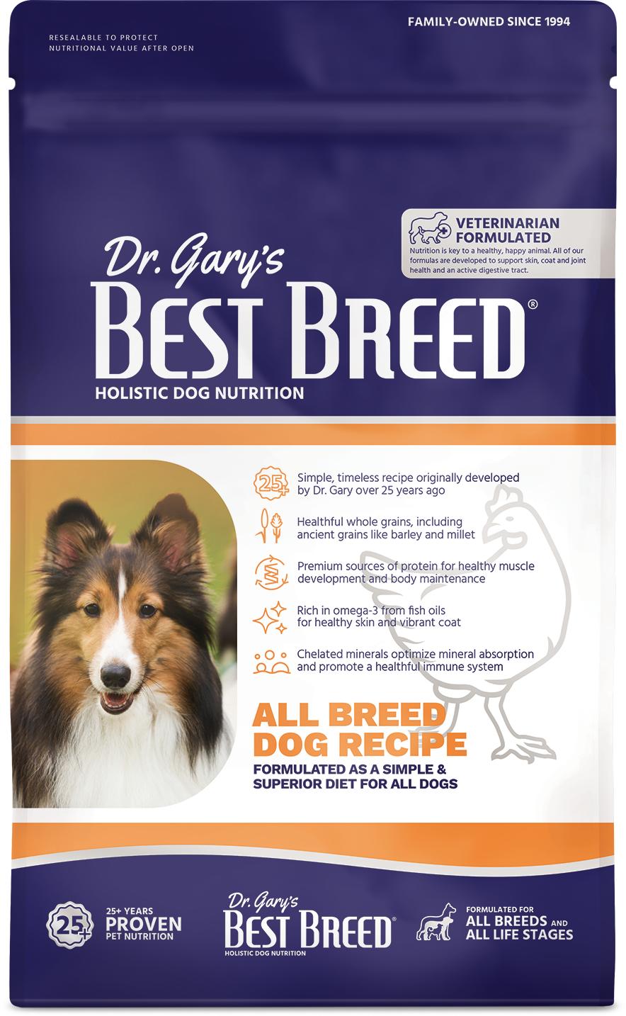 Dr. Gary's Best Breed All Breed Recipe Dry Dog Food, 30-lb