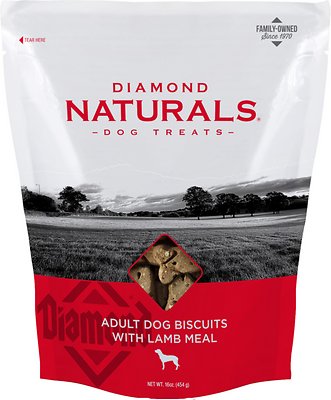 Diamond Naturals Adult Biscuits with Lamb Meal Dog Treats, 16-oz