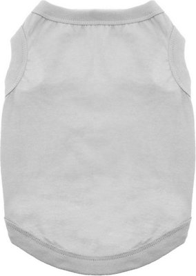 Doggie Design 100% Cotton Dog Tank, Glacier Gray, Medium