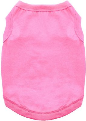 Doggie Design 100% Cotton Dog Tank, Carnation Pink, Large