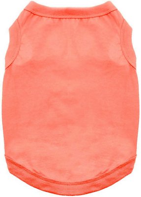 Doggie Design 100% Cotton Dog Tank, Coral, X-Small