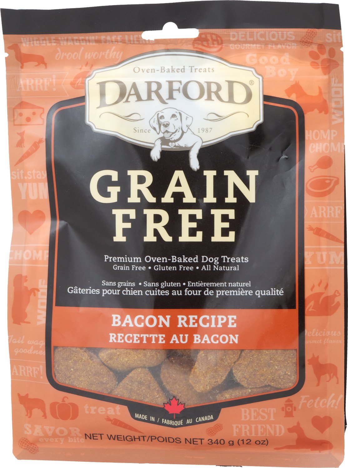 Darford Tasty Bacon Flavor Grain-Free Dog Treats