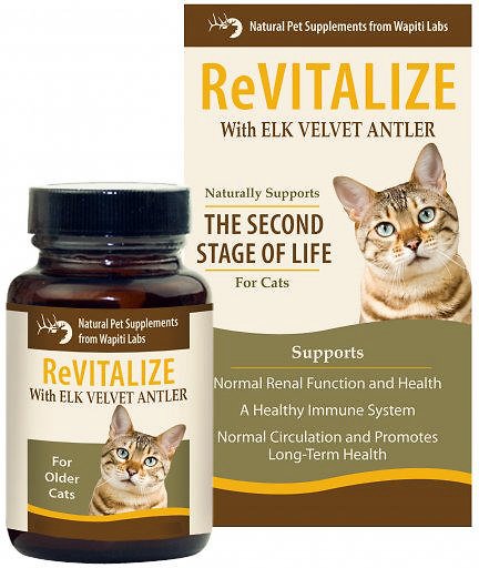 Wapiti Labs ReVitalize Formula Cat Supplement, 0.53-oz bottle