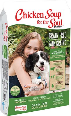 Chicken Soup for the Soul Limited Ingredient Diet Lamb, Pea & Green Lentil Grain-Free Dry Dog Food, 4-lb