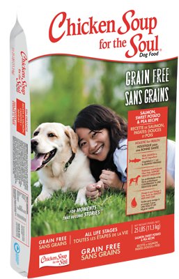Chicken Soup for the Soul Salmon, Sweet Potato & Pea Grain-Free Dry Dog Food, 25-lb