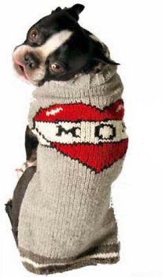 Chilly Dog Tattoo Mom Dog & Cat Sweater, Large