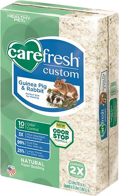 CareFresh Custom Guinea Pig & Rabbit Paper Bedding, Natural, 23-L