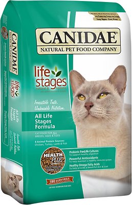 Canidae Life Stages All Life Stages Formula Dry Cat Food, 8-lb (**)