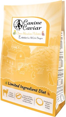 Canine Caviar Limited Ingredient Diet Open Meadow Holistic Entree All Life Stages Dry Dog Food, 4.4-lb