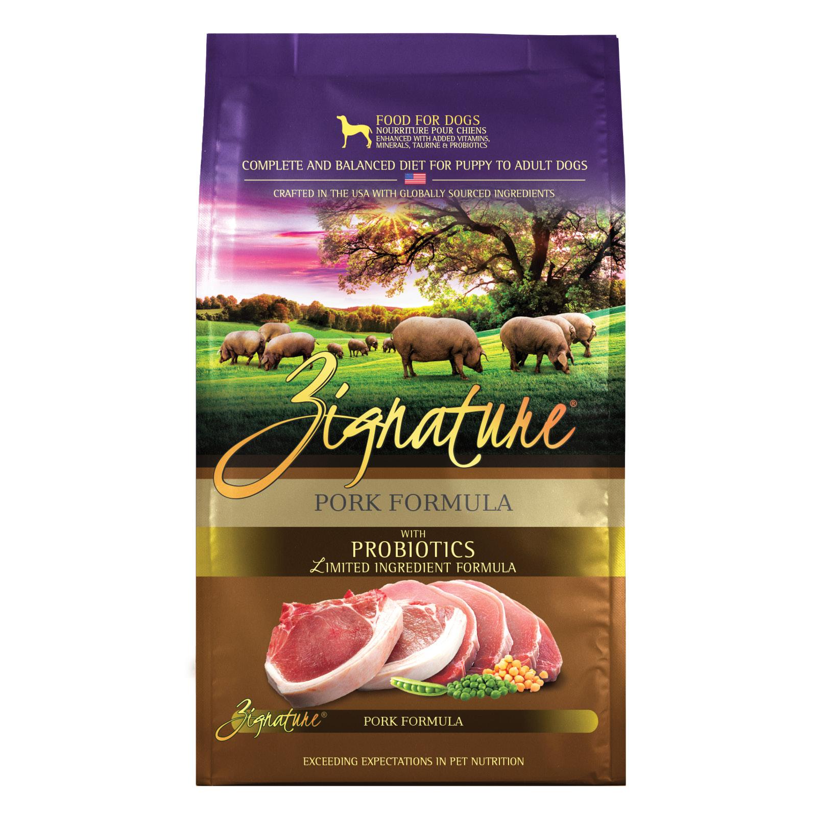 Zignature Pork Limited Ingredient Formula Dry Dog Food, 12.5-lb