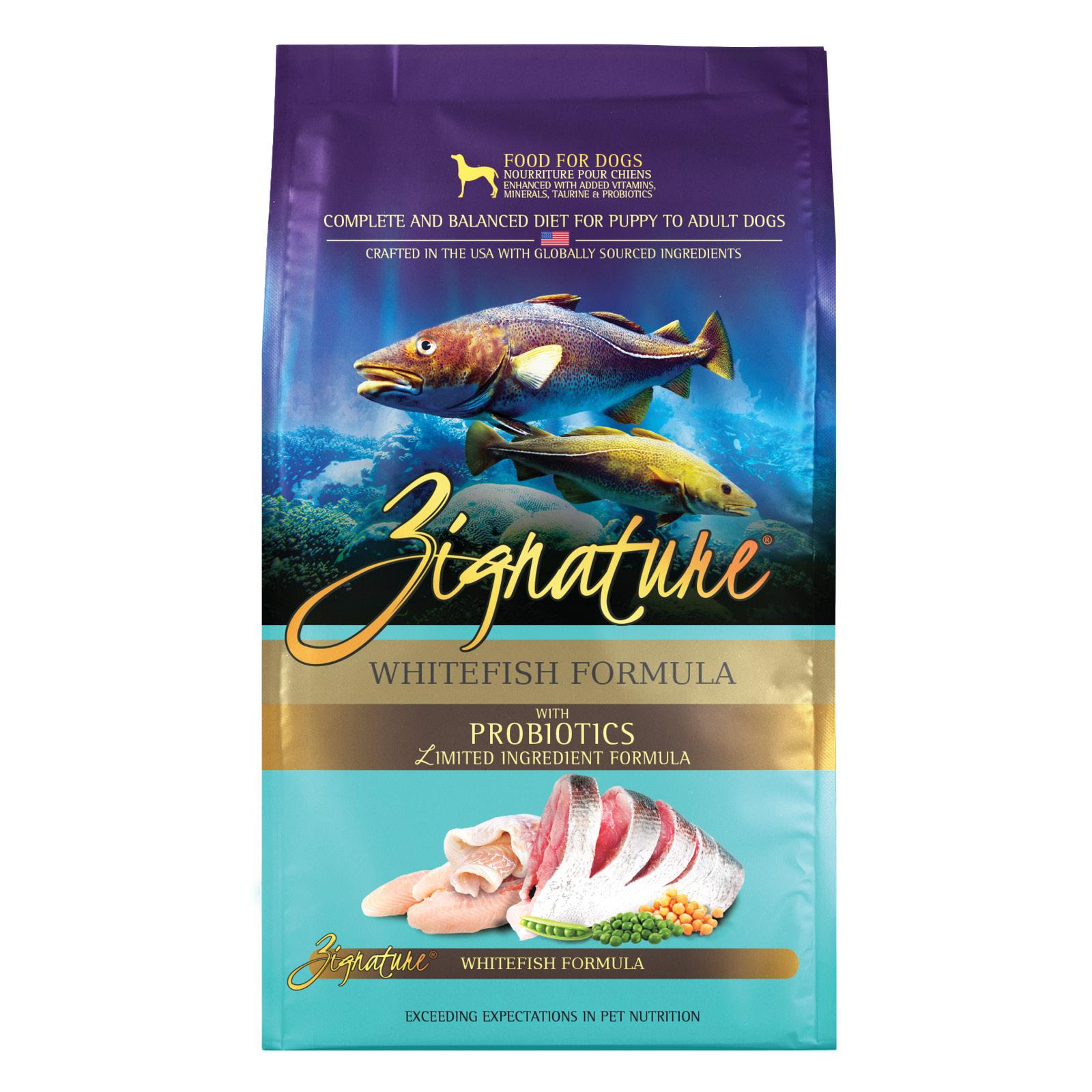 Zignature Whitefish Limited Ingredient Formula Dry Dog Food, 25-lb