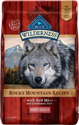 Blue Buffalo Wilderness Rocky Mountain Recipe with Red Meat Small Breed Grain-Free Dry Dog Food, 10-lb