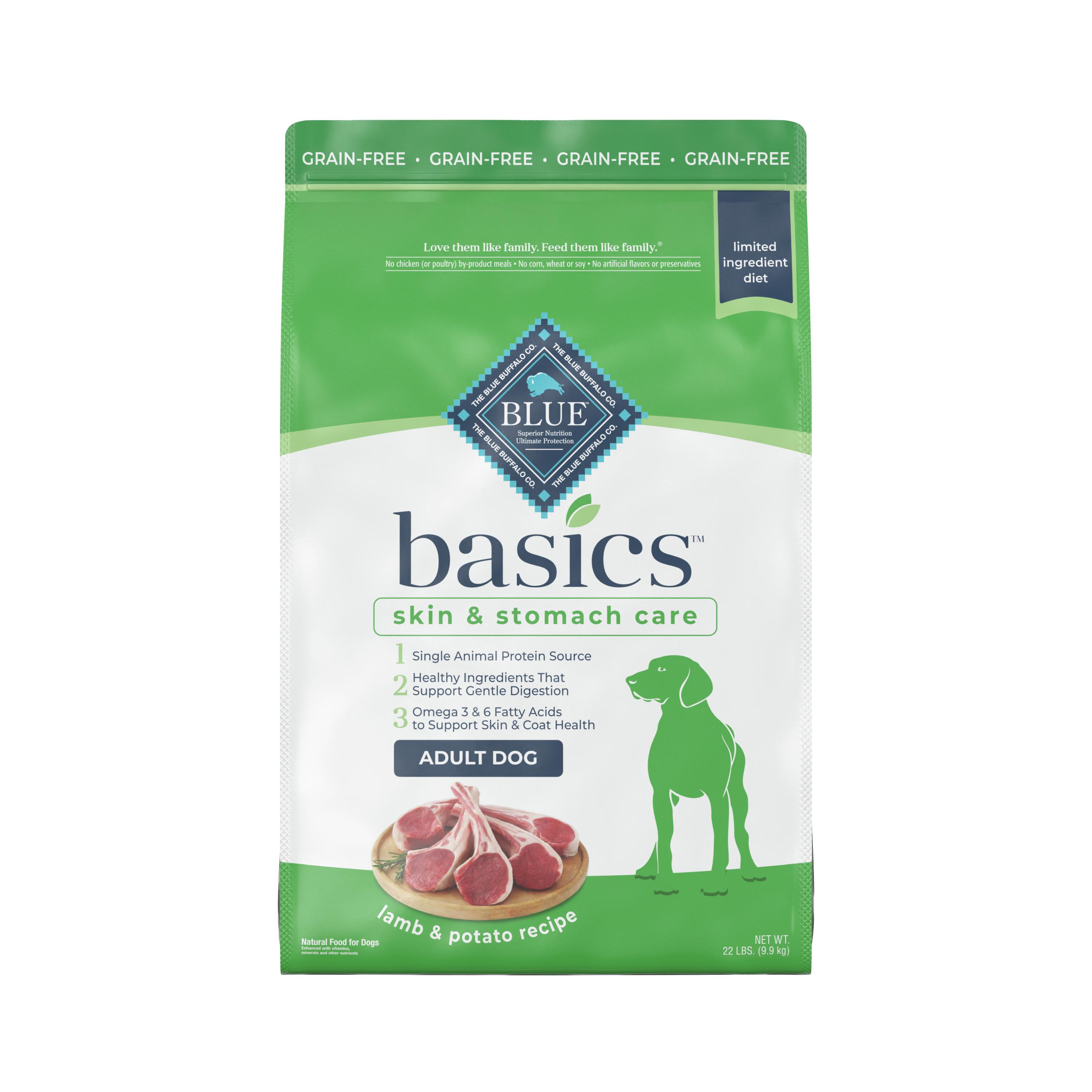 Blue buffalo basics lamb shop and potato large breed